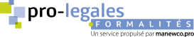 Logo Pro-légales Formalités