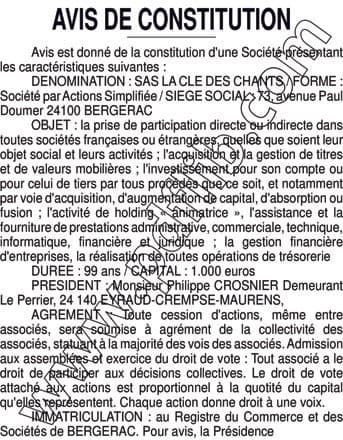 Contenu publication
