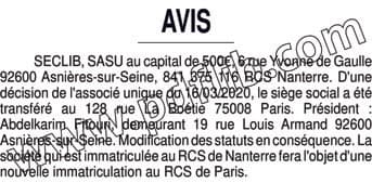 Contenu publication