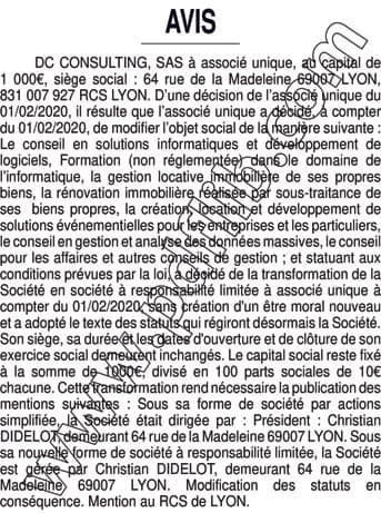 Contenu publication