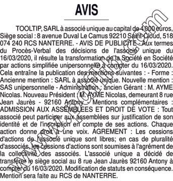 Contenu publication