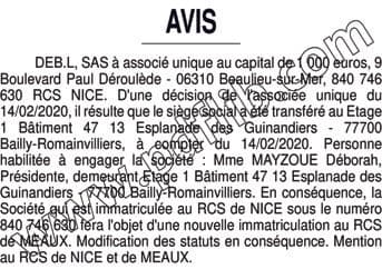 Contenu publication