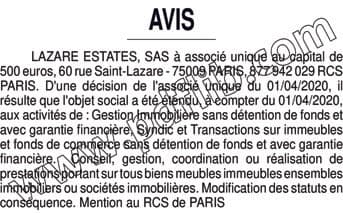 Contenu publication
