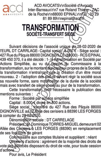 Contenu publication