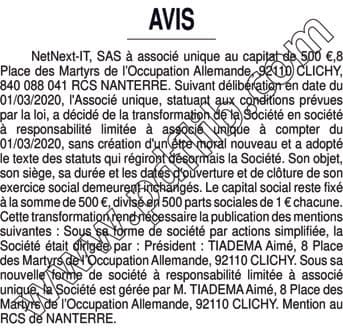 Contenu publication