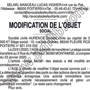 Contenu publication
