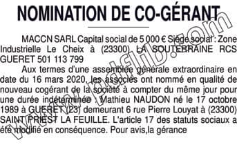 Contenu publication