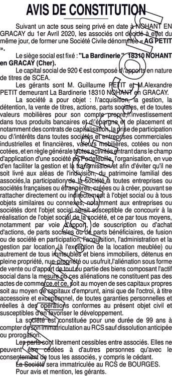 Contenu publication