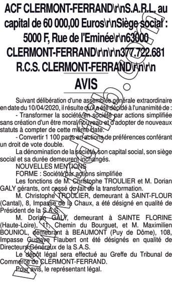 Contenu publication