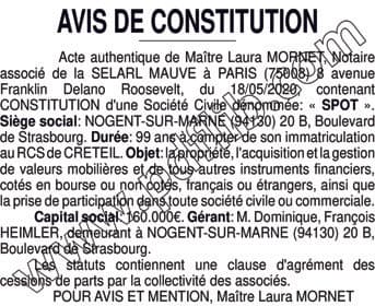 Contenu publication
