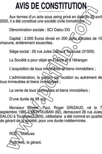 Contenu publication