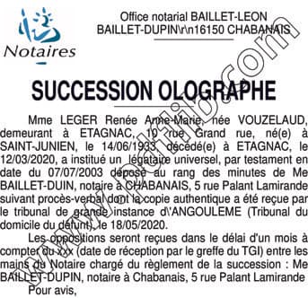 Contenu publication