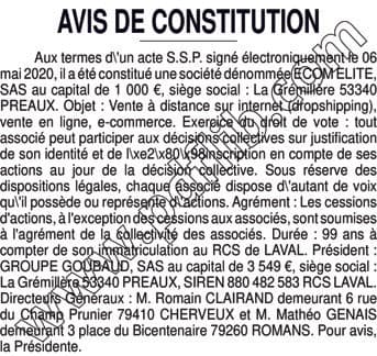 Contenu publication