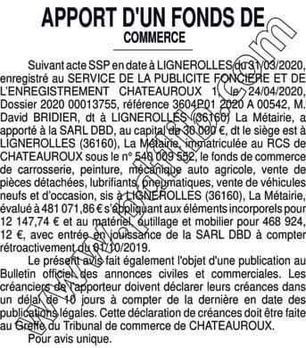 Contenu publication