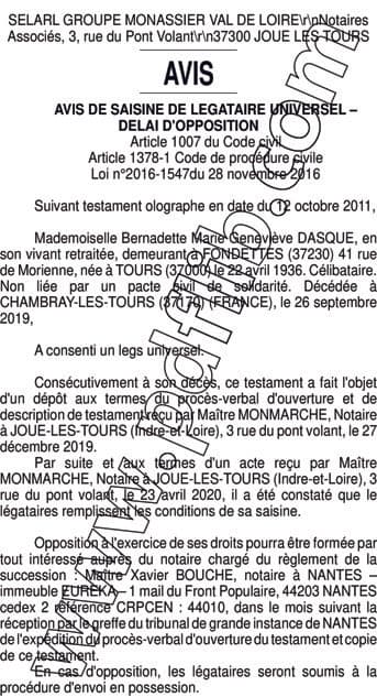 Contenu publication