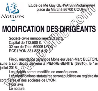Contenu publication