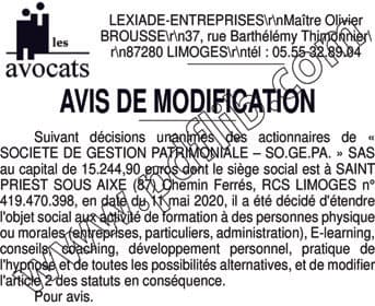 Contenu publication