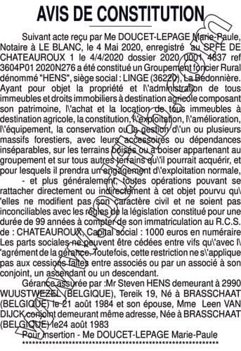 Contenu publication