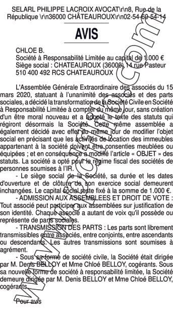 Contenu publication