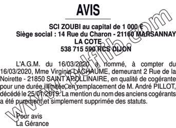 Contenu publication