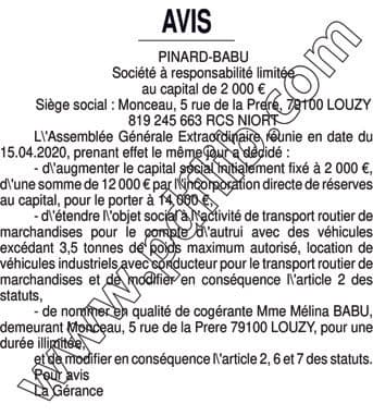 Contenu publication