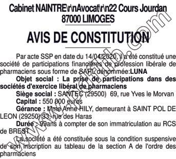 Contenu publication