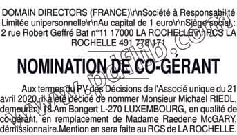 Contenu publication