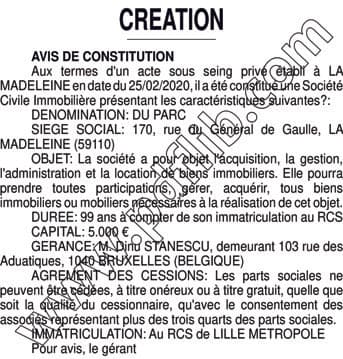 Contenu publication