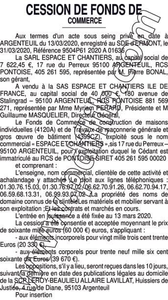 Contenu publication