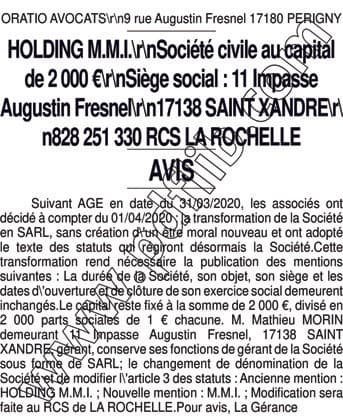 Contenu publication