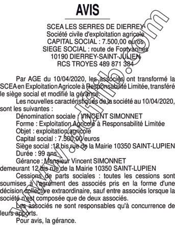Contenu publication