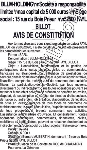 Contenu publication