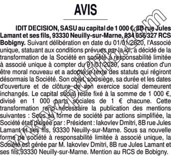 Contenu publication
