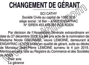 Contenu publication