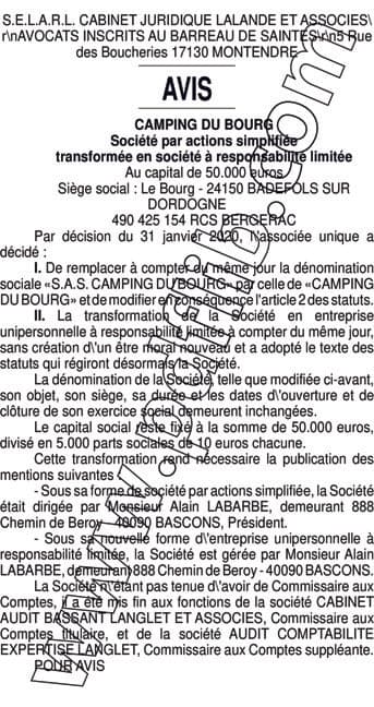 Contenu publication
