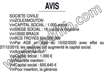 Contenu publication