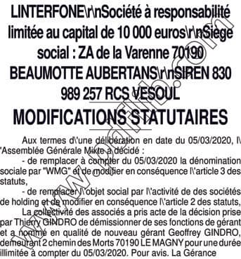 Contenu publication