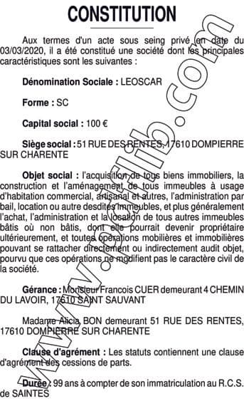 Contenu publication