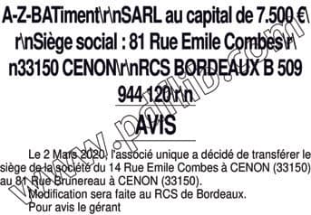 Contenu publication