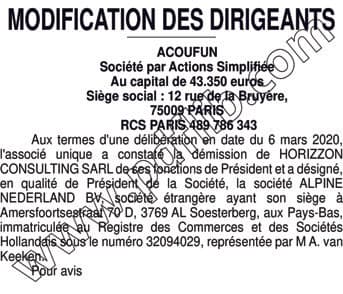 Contenu publication