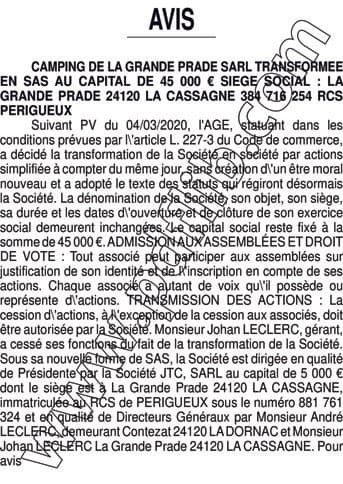 Contenu publication