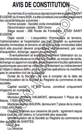Contenu publication