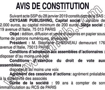 Contenu publication