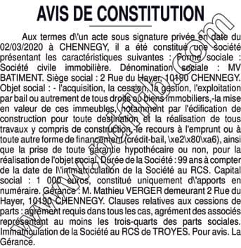 Contenu publication