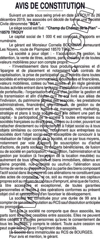 Contenu publication
