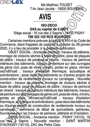 Contenu publication