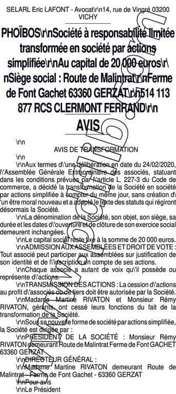 Contenu publication