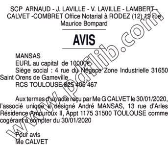 Contenu publication
