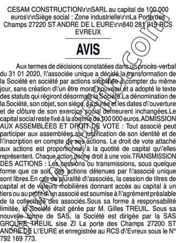 Contenu publication