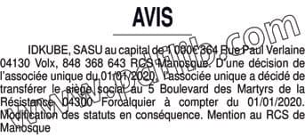 Contenu publication
